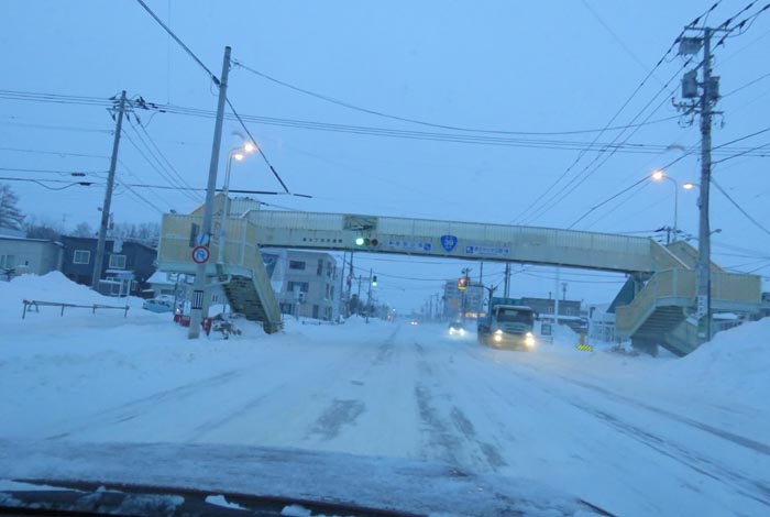 webnews今朝の北見/大通り東9丁目歩道橋