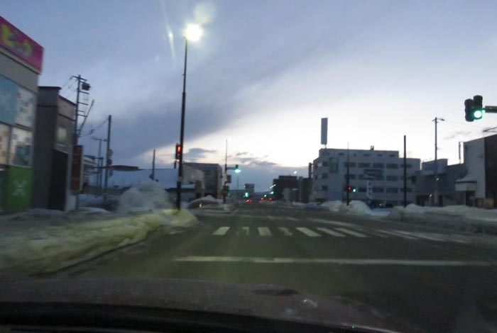 webnews今朝の北見/本町の北4条通り交差点