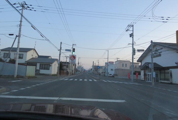 webnews今朝の北見/とん田通り、南大通り交差点から国道39号方向
