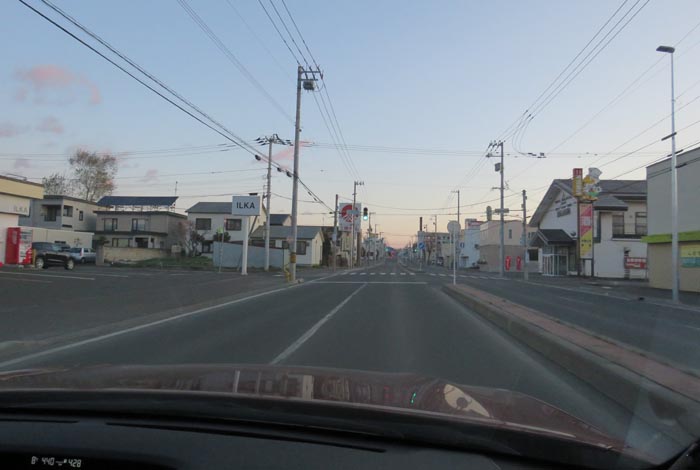webnews今朝の北見/とん田通り、南大通り交差点から国道39号方向