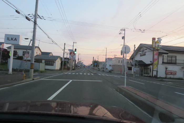 webnews今朝の北見/とん田通り、南大通り交差点から国道39号方向