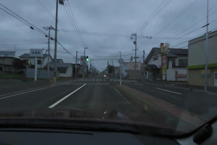 webnews今朝の北見/とん田通り、南大通り交差点から国道39号方向