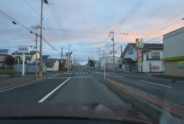 webnews今朝の北見/とん田通り、南大通り交差点から国道39号方向