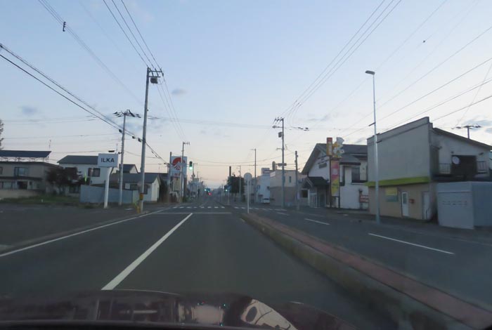 webnews今朝の北見/とん田通り、南大通り交差点から国道39号方向
