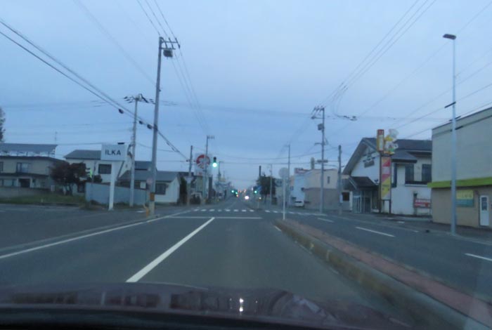 webnews今朝の北見/とん田通り、南大通り交差点から国道39号方向
