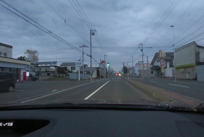 webnews今朝の北見/とん田通り、南大通り交差点から国道39号方向