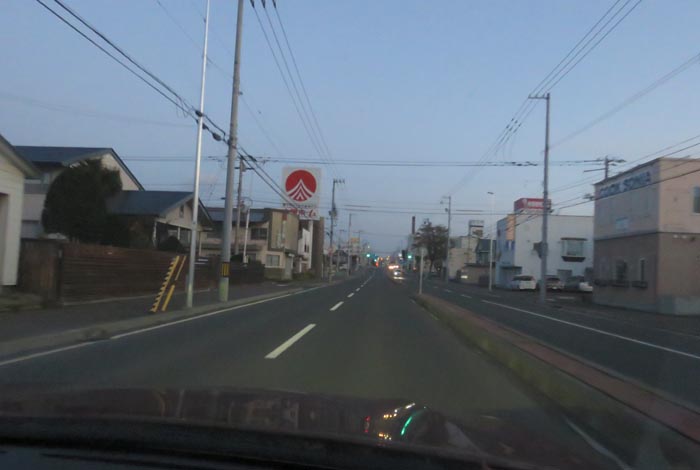 webnews今朝の北見/とん田通り、南大通り交差点から国道39号方向