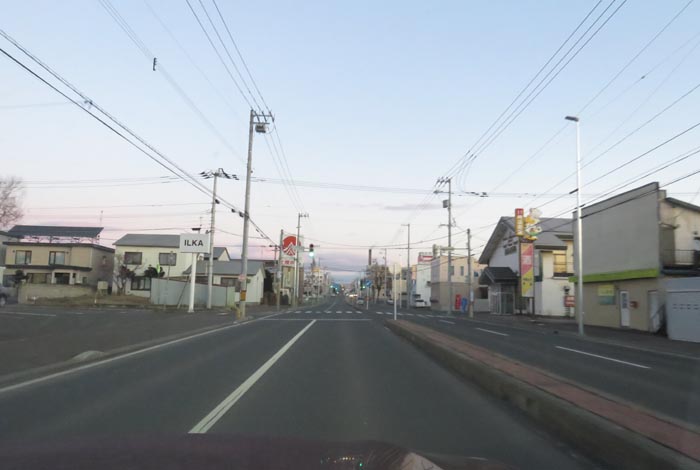 webnews今朝の北見/とん田通り、南大通り交差点から国道39号方向