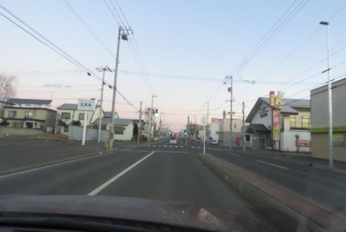 webnews今朝の北見/とん田通り、南大通り交差点から国道39号方向