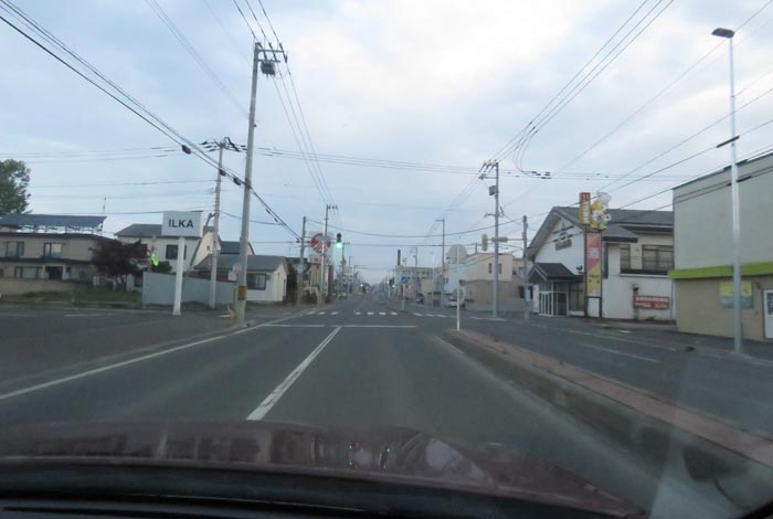 webnews今朝の北見/とん田通り、南大通り交差点から国道39号方向