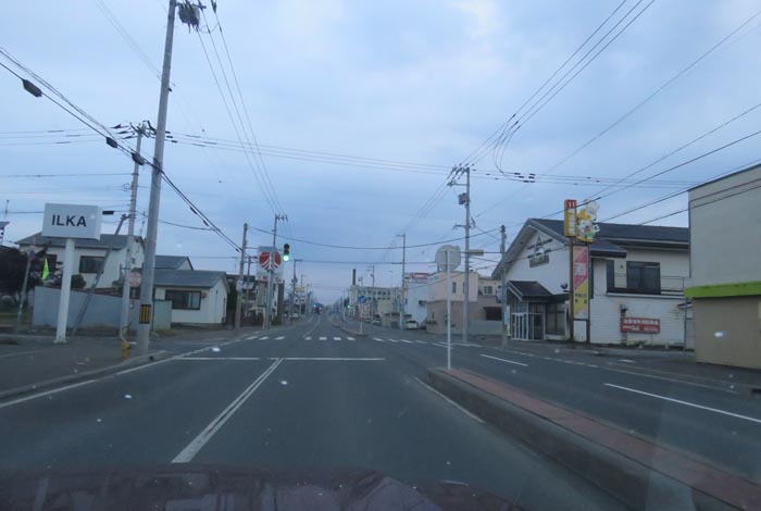 webnews今朝の北見/とん田通り、南大通り交差点から国道39号方向