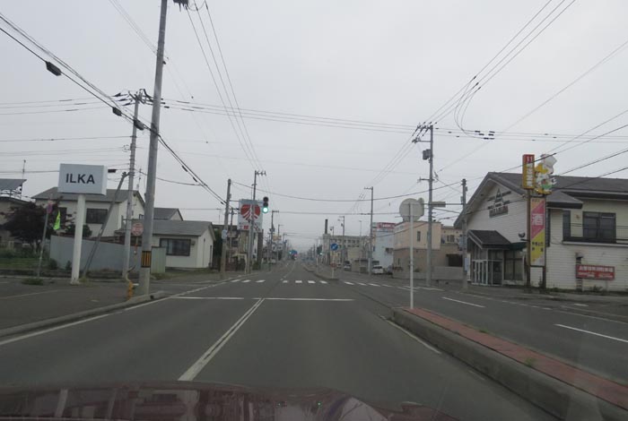 webnews今朝の北見/とん田通り、南大通り交差点から国道39号方向