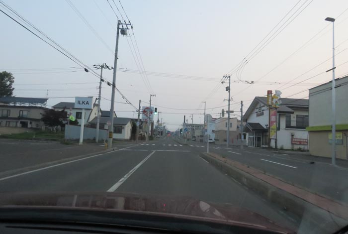 webnews今朝の北見/とん田通り、南大通り交差点から国道39号方向