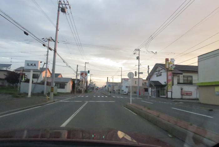 webnews今朝の北見/とん田通り、南大通り交差点から国道39号方向