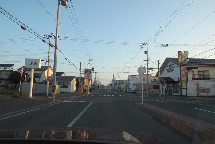 webnews今朝の北見/とん田通り、南大通り交差点から国道39号方向