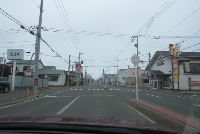 webnews今朝の北見/とん田通り、南大通り交差点から国道39号方向