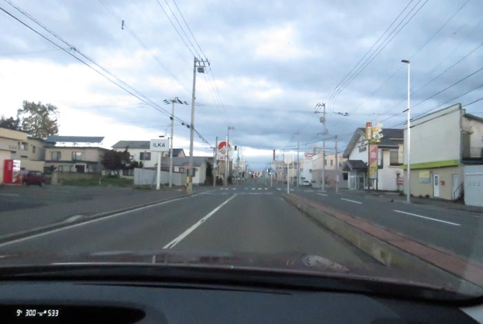 webnews今朝の北見/とん田通り、南大通り交差点から国道39号方向