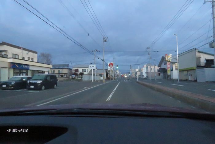 webnews今朝の北見/とん田通り、南大通り交差点から国道39号方向