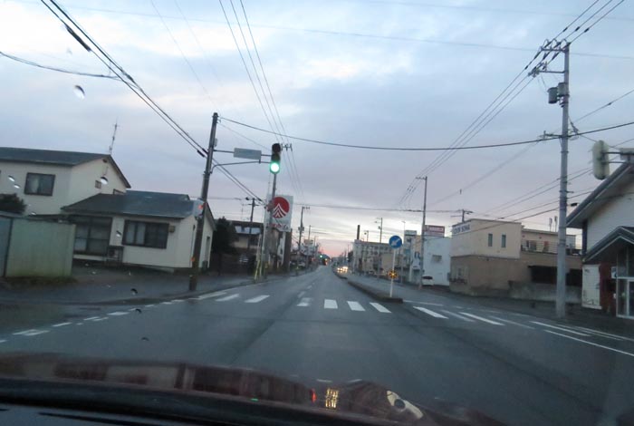 webnews今朝の北見/とん田通り、南大通り交差点から国道39号方向