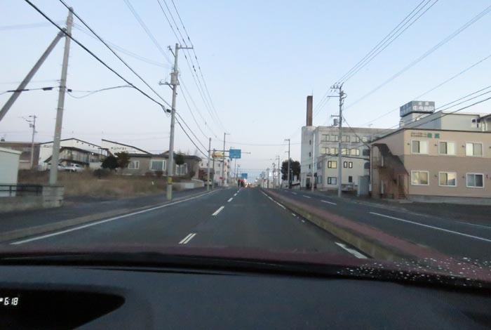 webnews今朝の北見/とん田通り、南大通り交差点から国道39号方向
