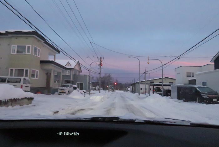 webnews今朝の北見/西5号線、南岸通りの交差点