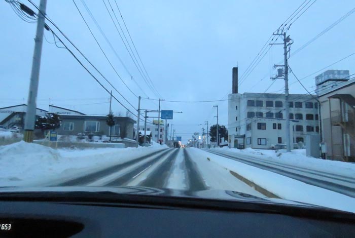 webnews今朝の北見/とん田通り、南大通り交差点から国道39号方向