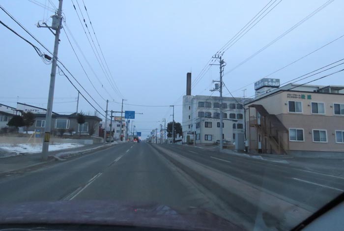 webnews今朝の北見/とん田通り、南大通り交差点から国道39号方向