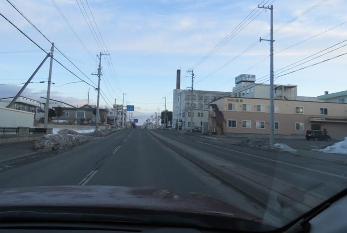 webnews今朝の北見/とん田通り、南大通り交差点から国道39号方向