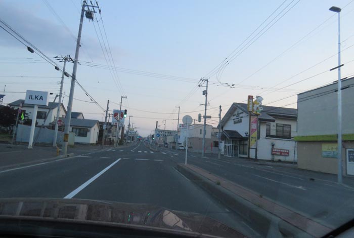 webnews今朝の北見/とん田通り、南大通り交差点から国道39号方向
