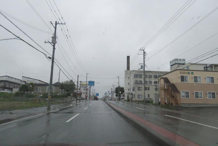 webnews今朝の北見/とん田通り、南大通り交差点から国道39号方向