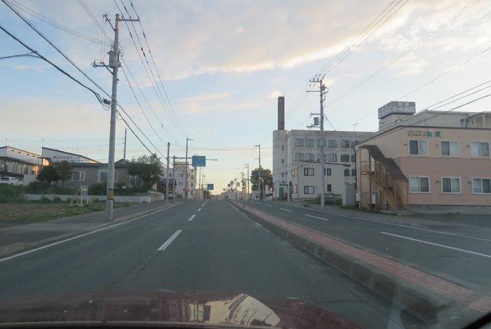 webnews今朝の北見/とん田通り、南大通り交差点から国道39号方向