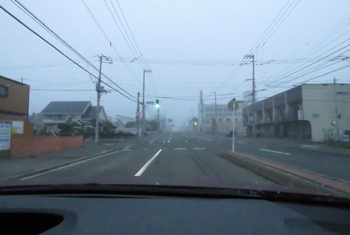 webnews今朝の北見/とん田通り、南大通り交差点から国道39号方向