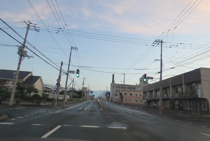 webnews今朝の北見/とん田通り、南大通り交差点から国道39号方向
