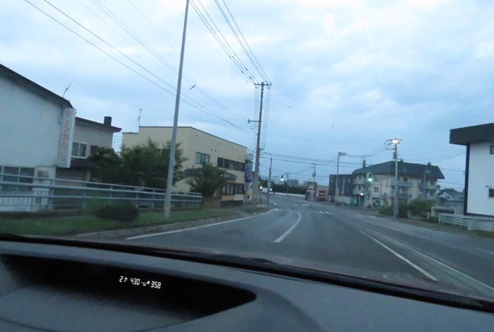 webnews今朝の北見/無加川橋を渡り南大通り交差点方向