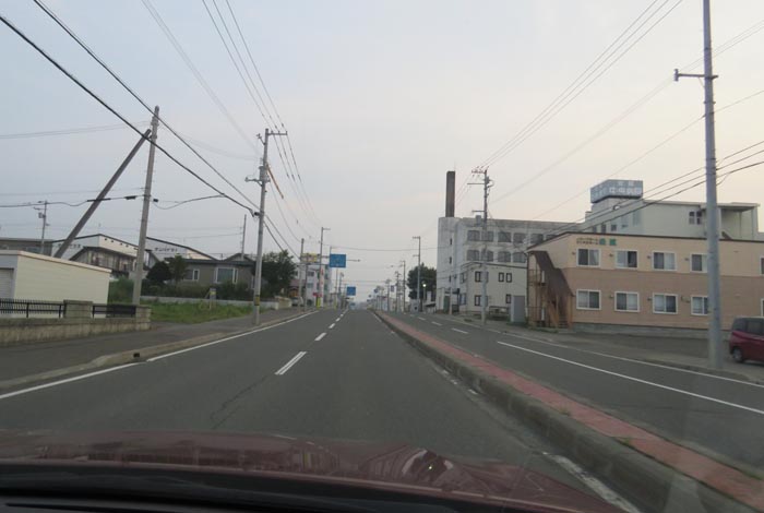 webnews今朝の北見/とん田通り、南大通り交差点から国道39号方向