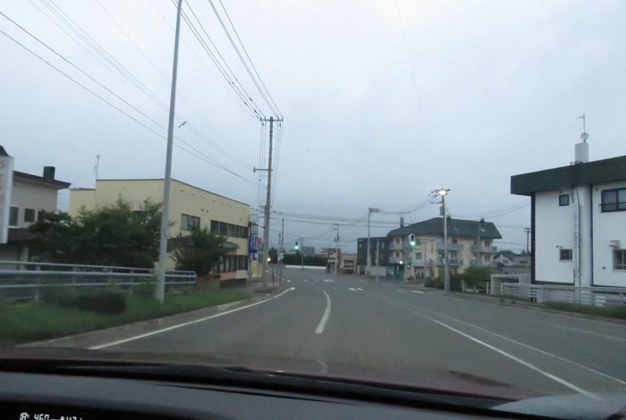 webnews今朝の北見/無加川橋を渡り南大通り交差点方向