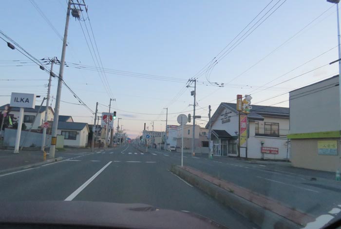 webnews今朝の北見/とん田通り、南大通り交差点から国道39号方向