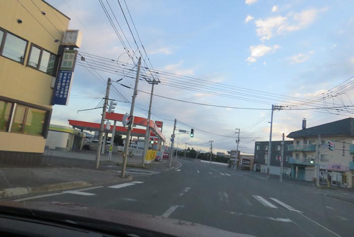 webnews今朝の北見/無加川橋を渡り南大通り交差点方向