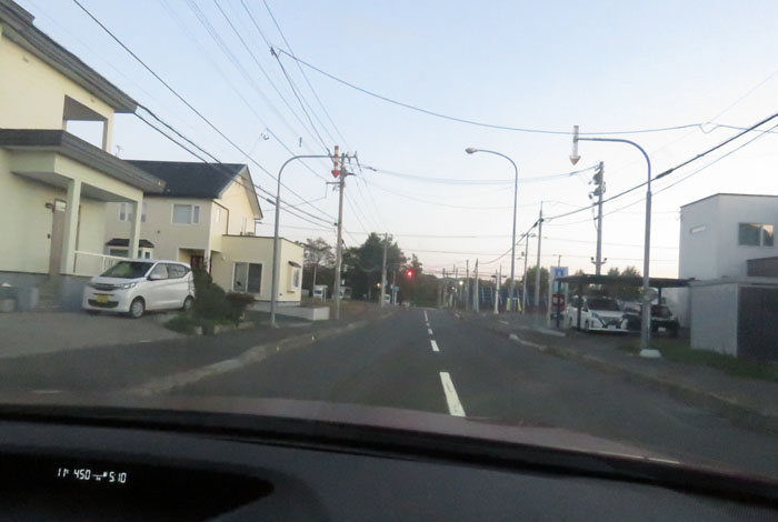 webnews今朝の北見/西5号線、南岸通りの交差点