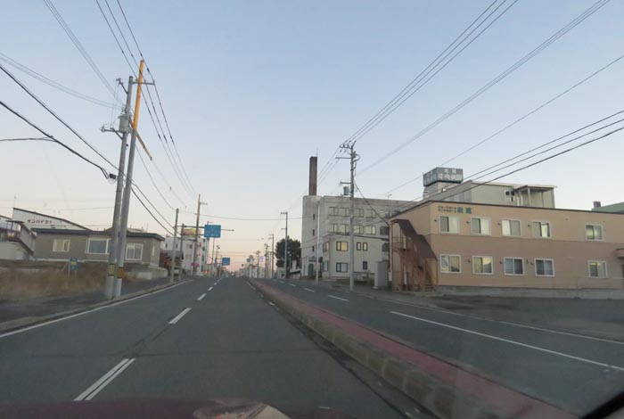 webnews今朝の北見/とん田通り、南大通り交差点から国道39号方向