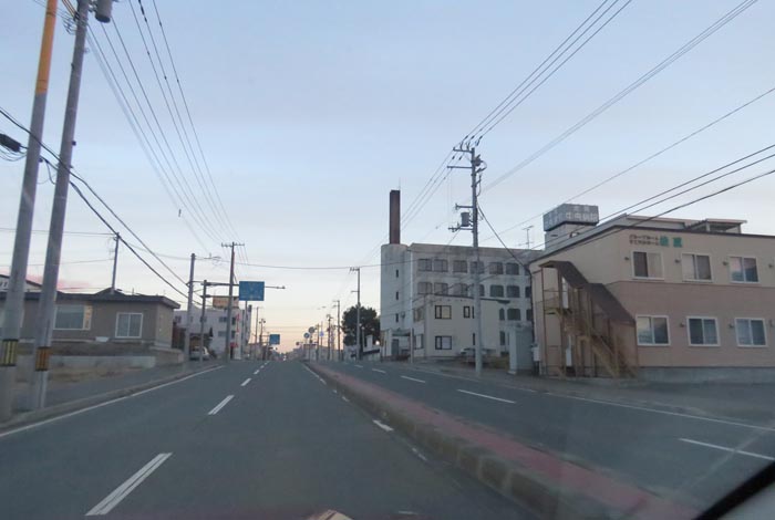 webnews今朝の北見/とん田通り、南大通り交差点から国道39号方向