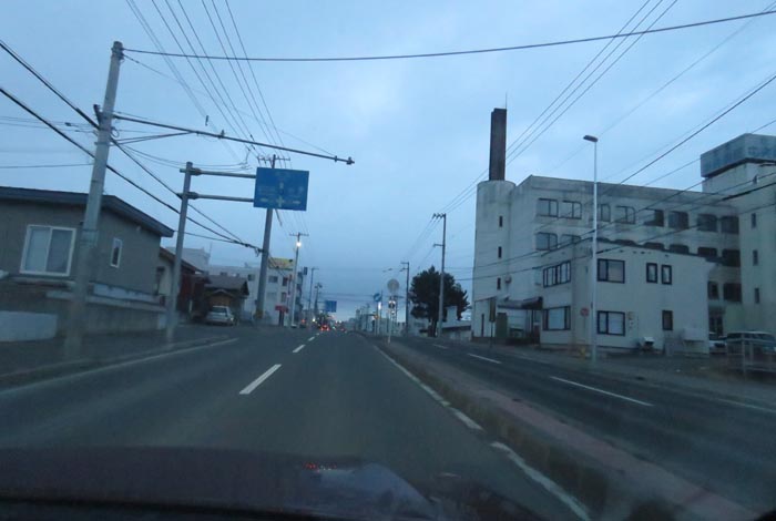 webnews今朝の北見/とん田通り、南大通り交差点から国道39号方向