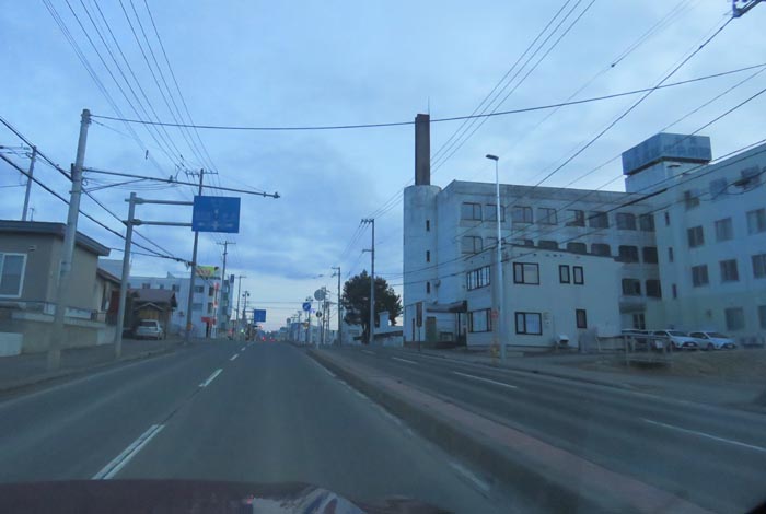 webnews今朝の北見/とん田通り、南大通り交差点から国道39号方向