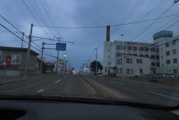 webnews今朝の北見/とん田通り、南大通り交差点から国道39号方向