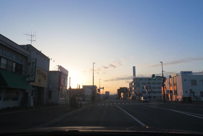 webnews今朝の北見/本町の北4条通り交差点