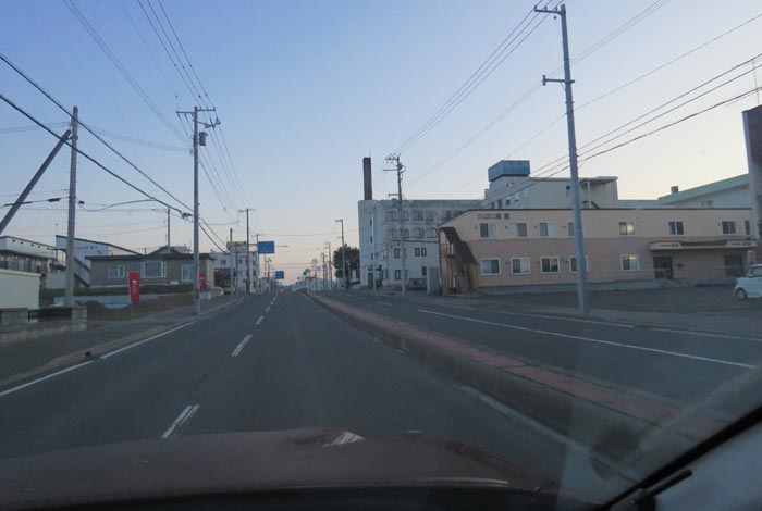 webnews今朝の北見/とん田通り、南大通り交差点から国道39号方向