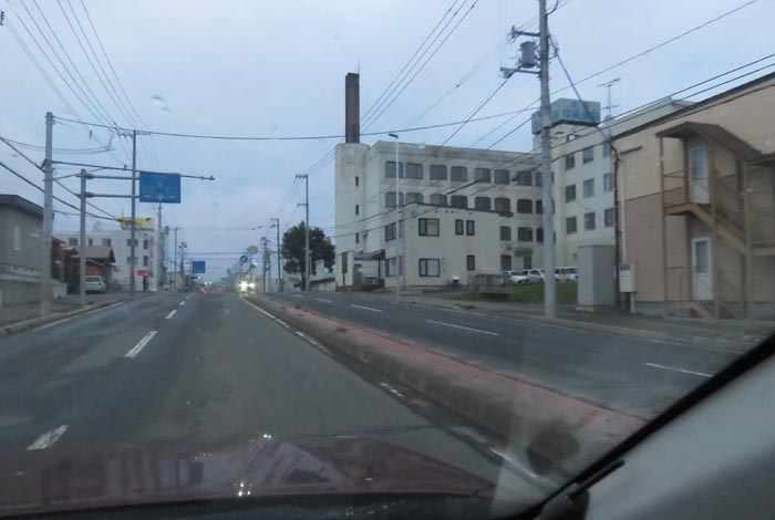 webnews今朝の北見/とん田通り、南大通り交差点から国道39号方向