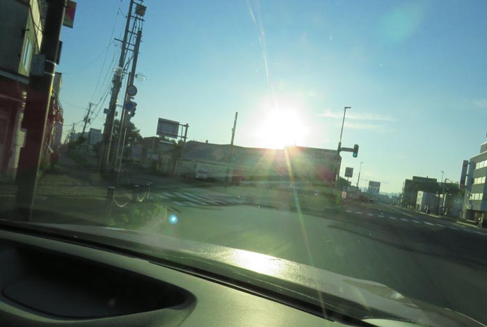 webnews今朝の北見/交差点から北4条通り側のパレスビル方向