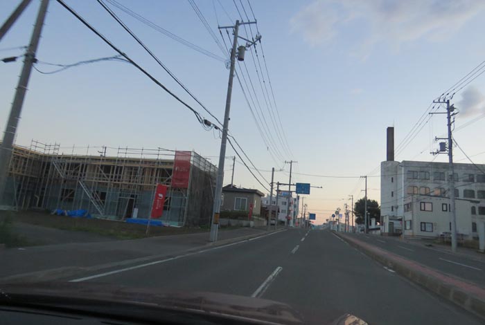 webnews今朝の北見/とん田通り、南大通り交差点から国道39号方向