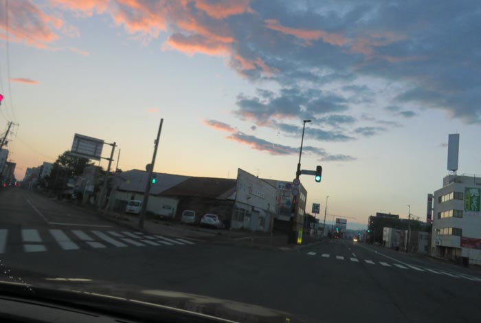 webnews今朝の北見/交差点から北4条通り側のパレスビル方向